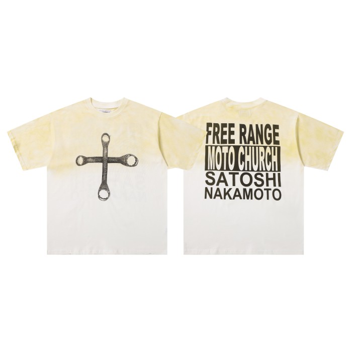 MOTO CHURCH Print Washed Tee 28874708
