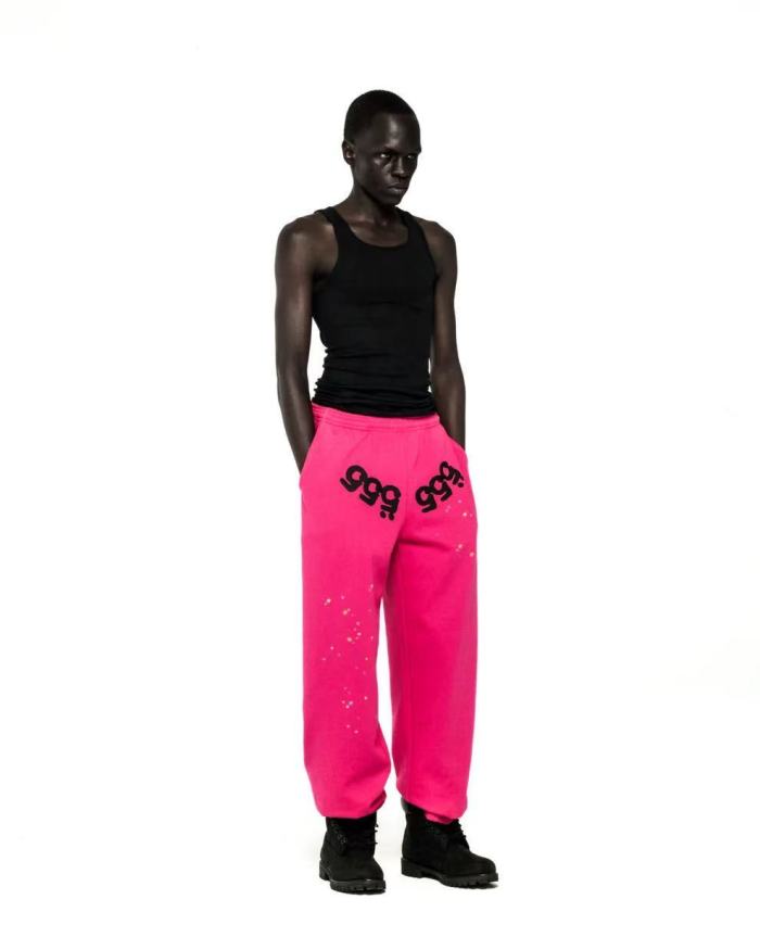 [Big & Tall for weights up to 220 lbs]1:1 quality version Black 555 Printed Hoodie & Pants Set 28777392
