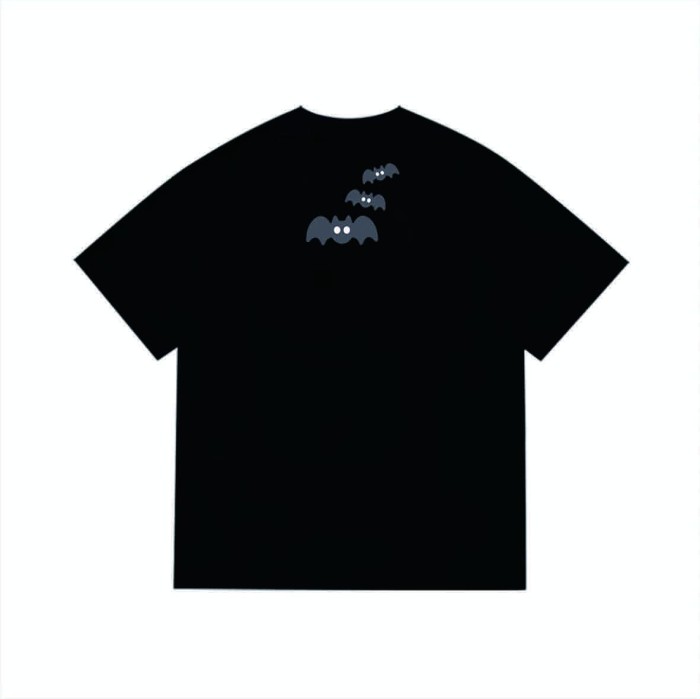 Little monkey holding skull print T-shirt 2 colors 29055764
