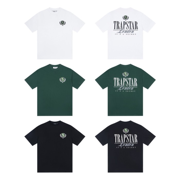 High Street Front Crest And Back Trapstar Logo T-Shirt 3 colors 29080060