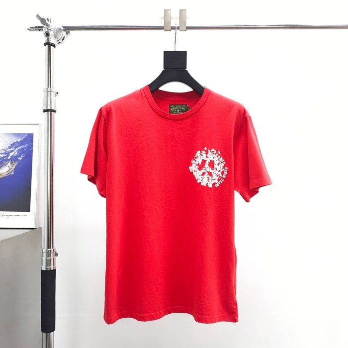 1:1 quality version Chest Kapok Monogrammed Foam Print Tee 2 colors