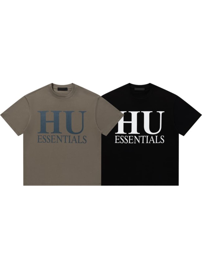 Co-branded large-letter brown and black loose-fitting drop-shoulder T-shirt 2 colors 29060603