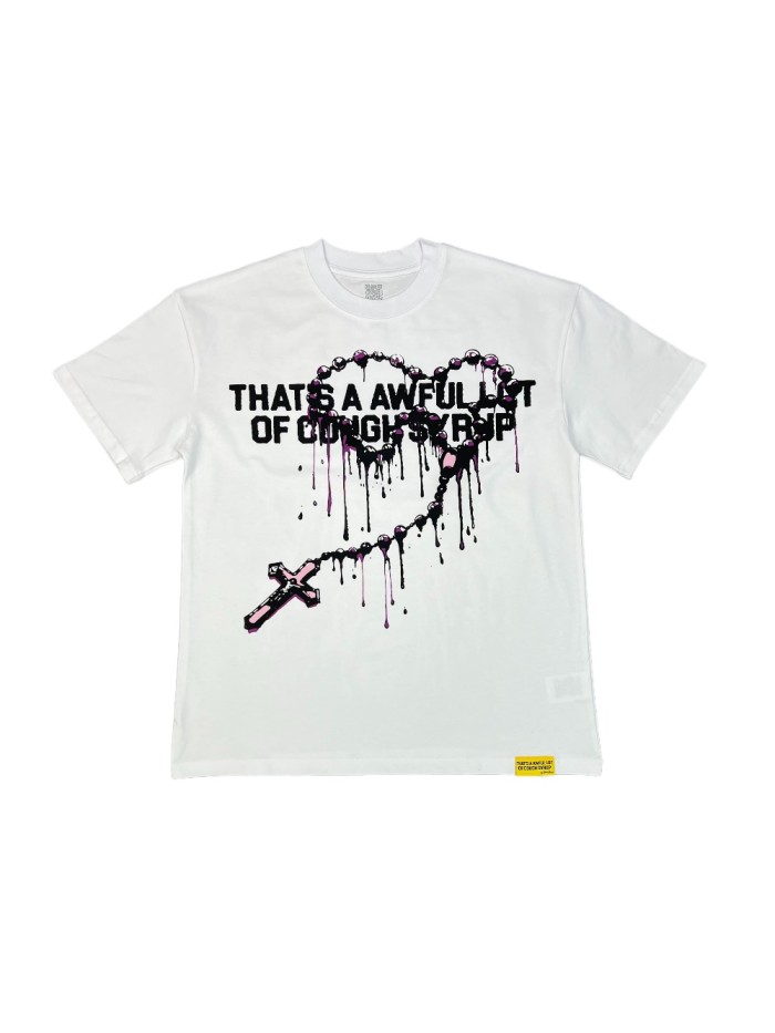 28351378 beaded cross Print Tee
