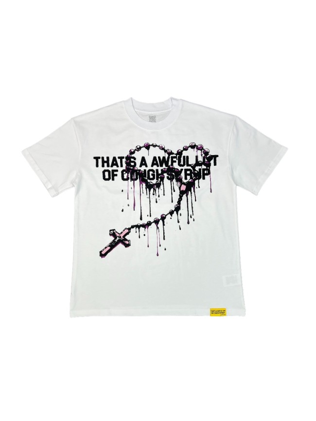 28351378 beaded cross Print Tee