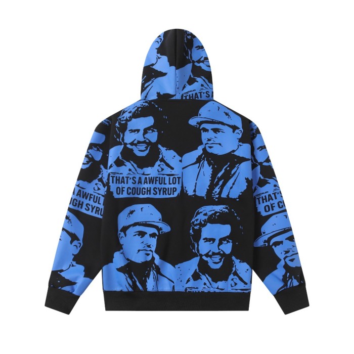 Gangster Figure All Over Print Hoodie & Pants Set 5 colors 29035414