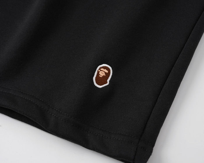 Black Ape Head Embroidery Small Logo Drawstring Terry Shorts 29062673