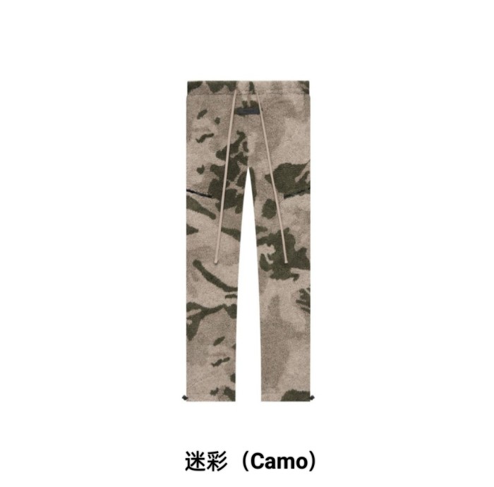 [Big & Tall for weights up to 220 lbs]1:1 quality version Labeled LOGO lamb wool shagreen thickened warm pants 3 colors
