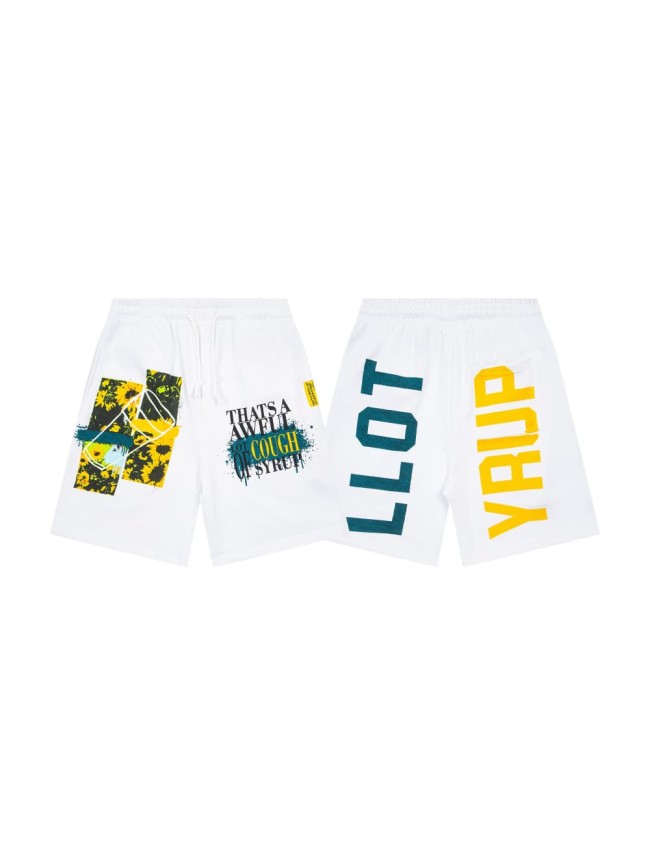Bright Sunflower Print Shorts 29035359