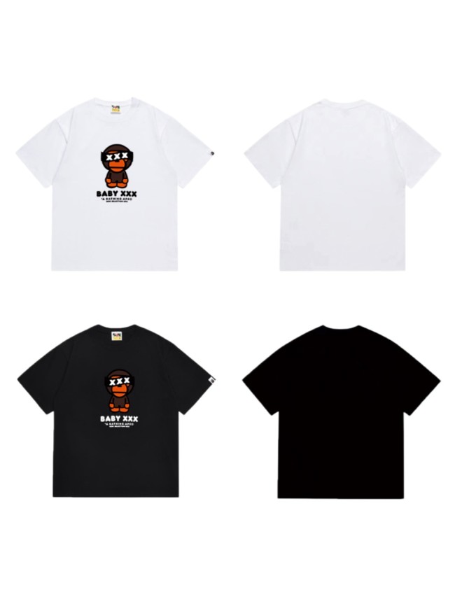Cartoon Ape BABY XXX Print Urban Street T-Shirt 2 colors 29051627