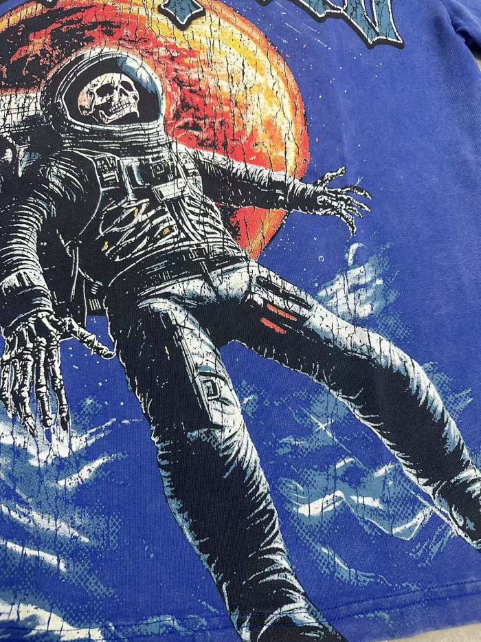 Astronaut Planet Print Washed Version Tee 3 colors 28694025