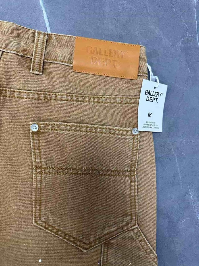 Khaki Cargo Raw Edge Denim Shorts 29047339