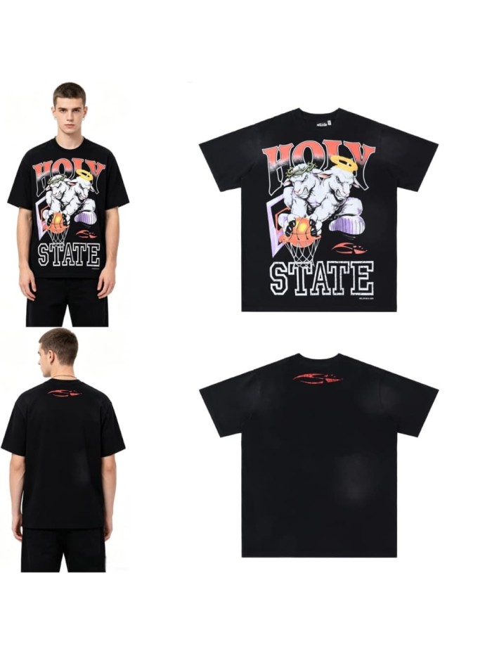 Double Sheep Dunk Print Washed Tee 29087551