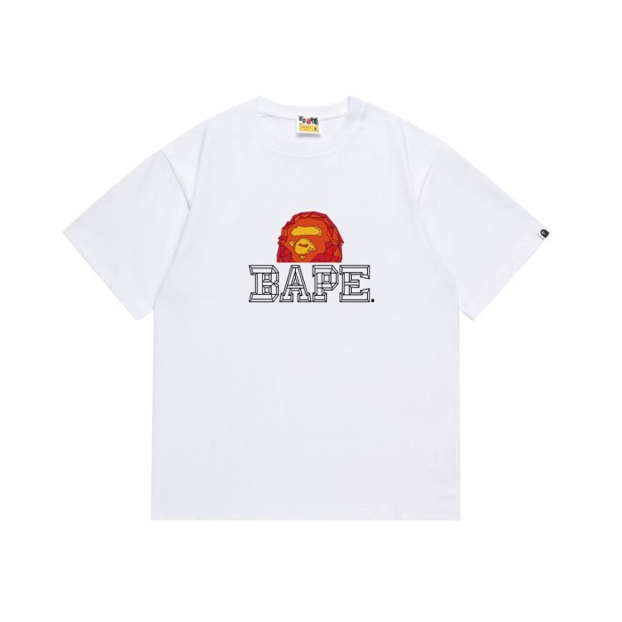 Outline sketch letter ape short sleeves T-shirt 2 colors 29053443
