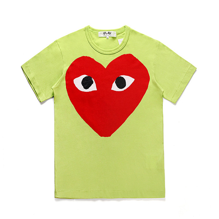Polka dot heart print Tee 6 colors 28761224