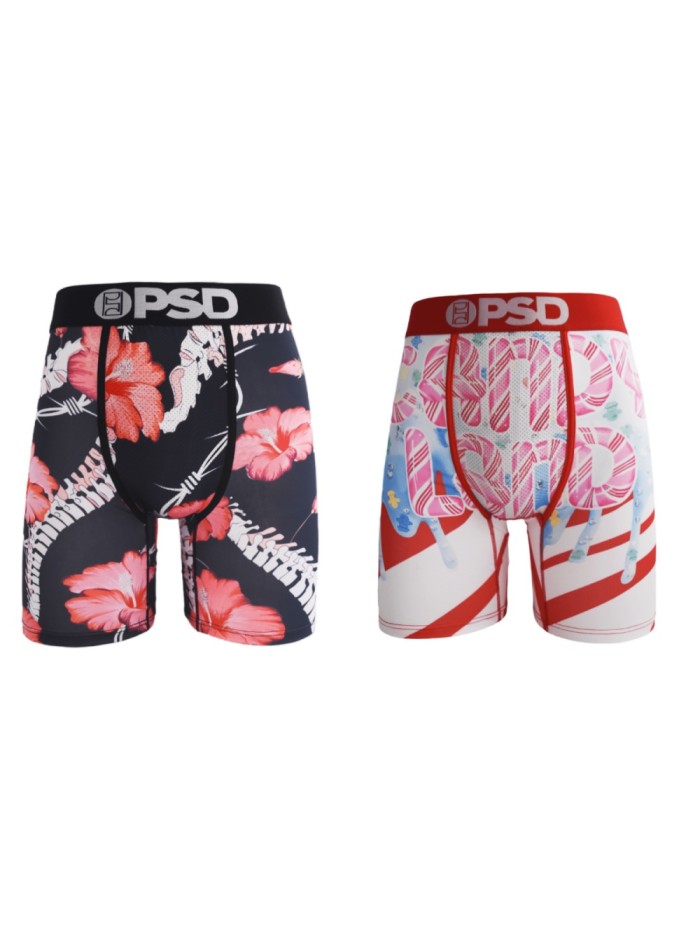 Floral Bone Candy Print Boxer Briefs 2 colors 28712042