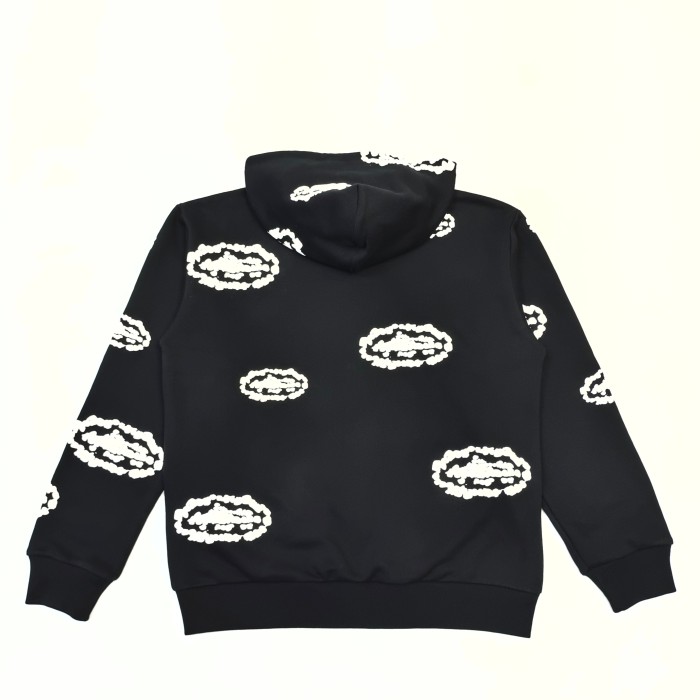 1:1 quality version Cloud Flower Print Zipper Hoodie & Pants Set 28572259