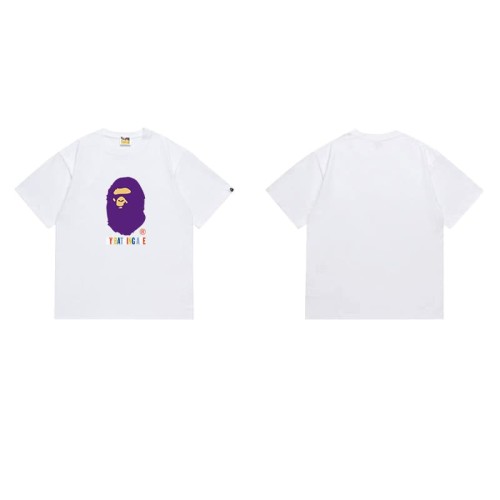 Colorful letter purple ape print T-shirt 2 colors 29062689