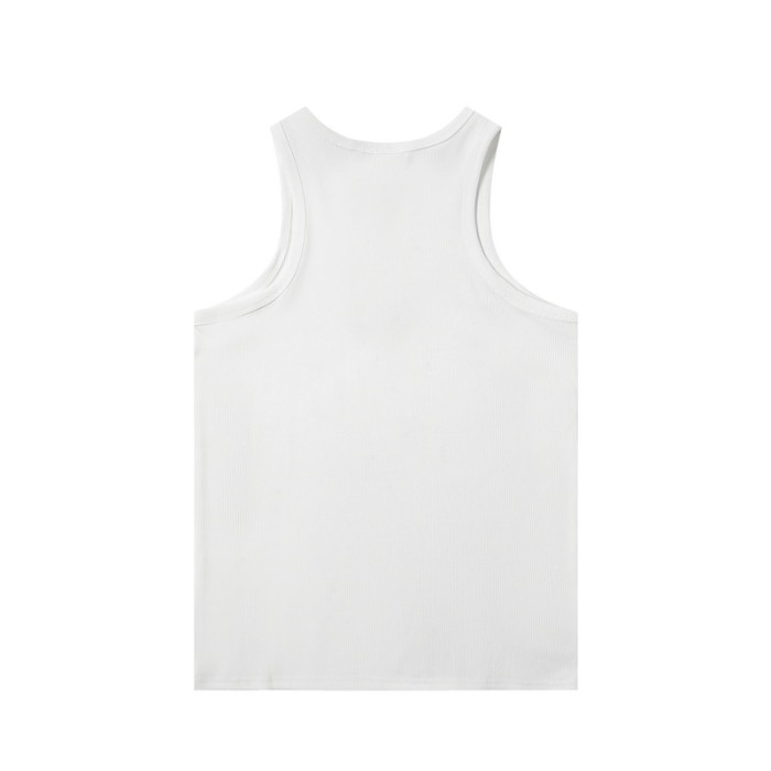 Relaxed Fit American Street Style Ribbed Fabric Trapstar Logo Embroidered Tank Top Vest 29082071