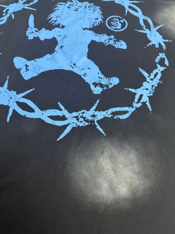 Scarred Character Print Washed Version Tee 28770245
