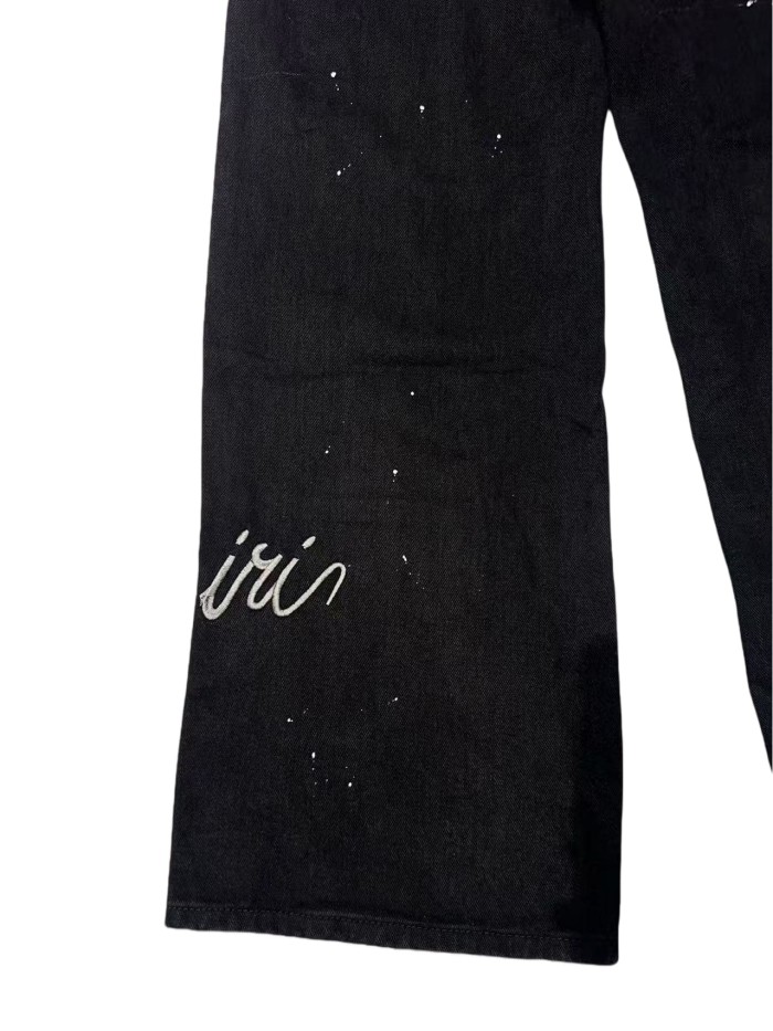 1:1 quality version Patchwork Embroidered Straight-Leg Jeans 28756315
