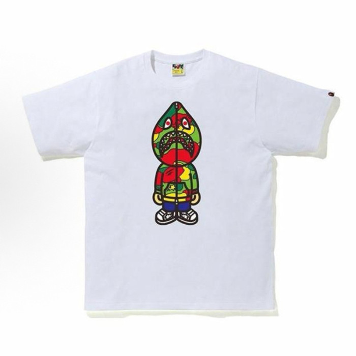 28316666 Baby Milo Colorblock Shark Print tee 24 colors