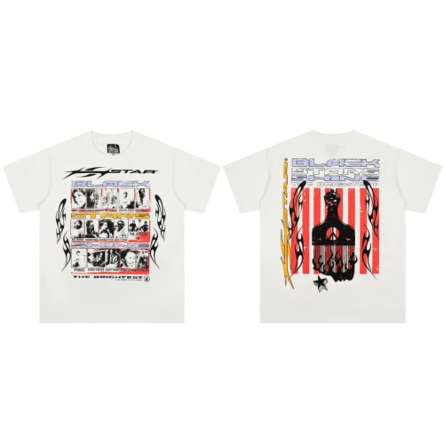 Legendary Figure Collage Print Washed Tee 29090168