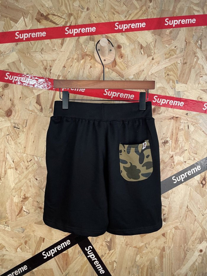 1:1 quality version Shark Embroidery Small Logo Heavyweight Cotton Casual Shorts 29060744