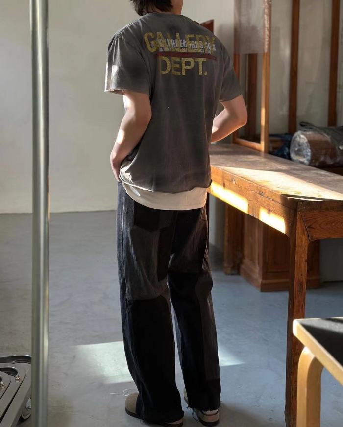 [Big & Tall for weights up to 260 lbs]1:1 quality version Punk Records Aged Scars Embroidered Tee