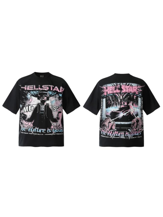 Metaverse Future Declaration Print Washed Tee 29092402