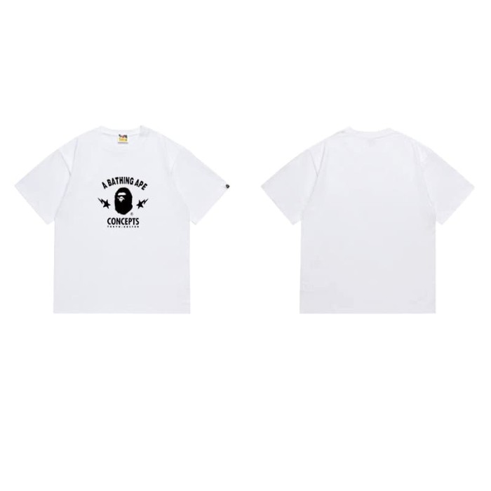 Black and white ape man print T-shirt 2 colors 29055799