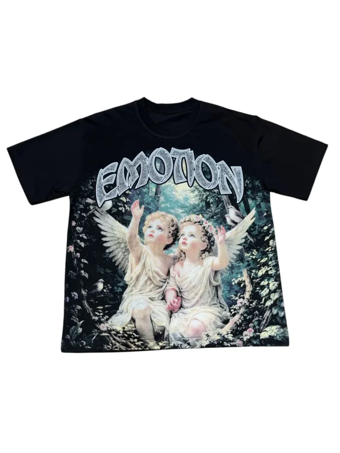 American-style vintage romantic angel short-sleeved shirt 29065330