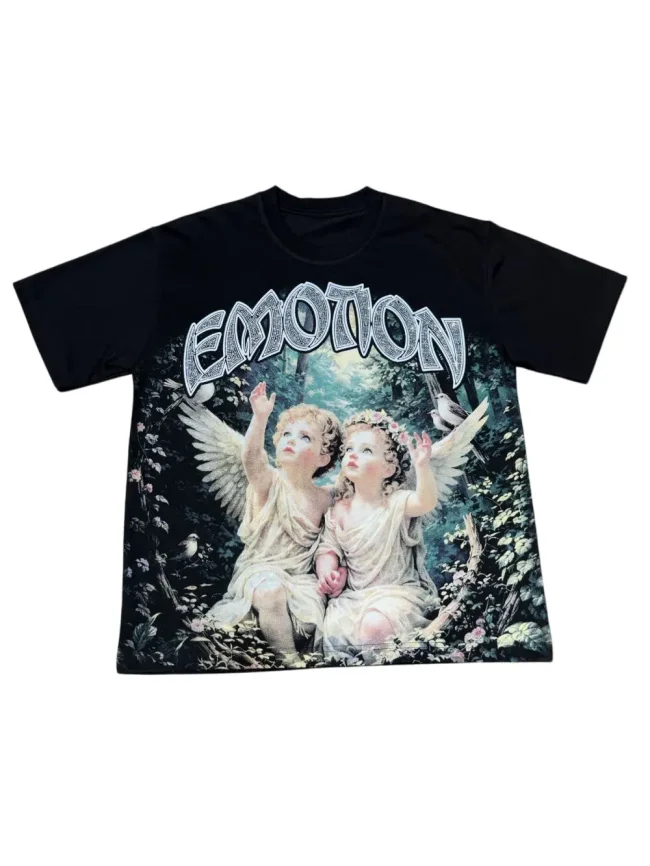 American-style vintage romantic angel short-sleeved shirt 29065330