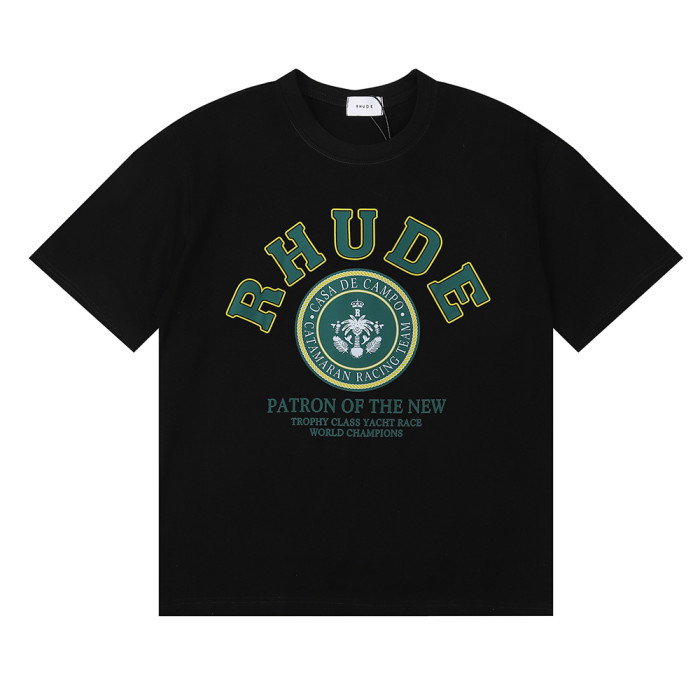 Green circle logo monogram Tee 3 colors