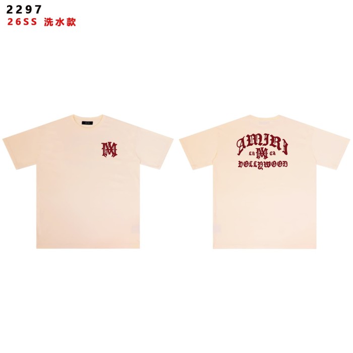 High Street Gothic Letter Gradient Print Washed tee 2 colors 28979019