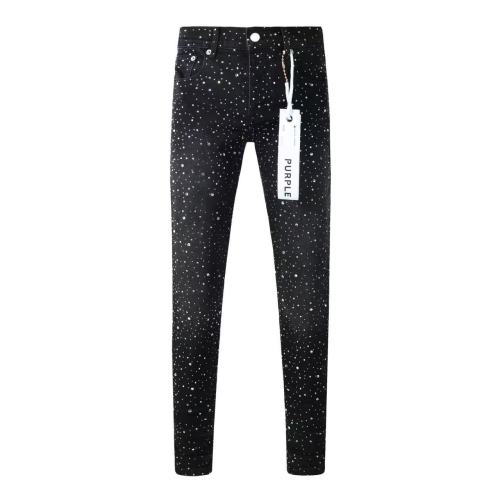 1:1 quality version Full Rhinestone Stacked Vintage Jeans 28972584