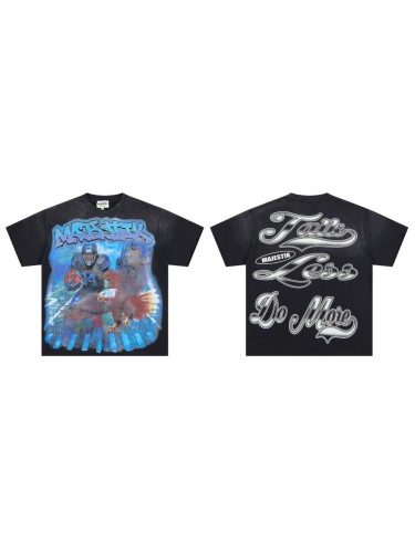 Rugby Eagle Rhinestone Print Washed Tee 29064540