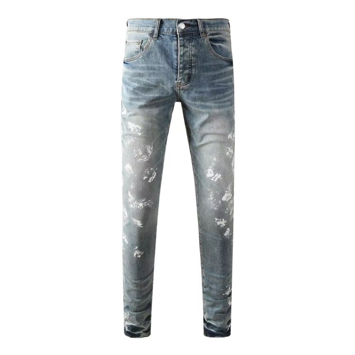 [buy more save more]1:1 quality version 28342843 Graffiti Small Foot Jeans