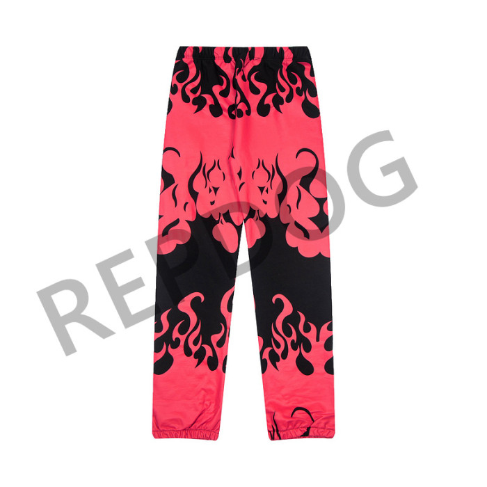 Flame Totem Printed Sweatpants 2 colors