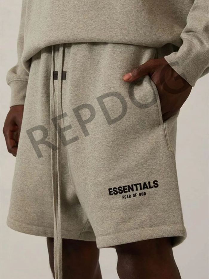 [Big & Tall for weights up to 220 lbs]1:1 quality version Thin Terry Black Flocked Letter Print Shorts 3 colors