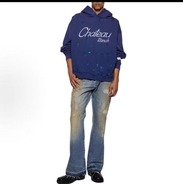 [Big & Tall for weights up to 260 lbs]1:1 quality version Chateau Ranch Hand-Painted OS Hoodie 28695154