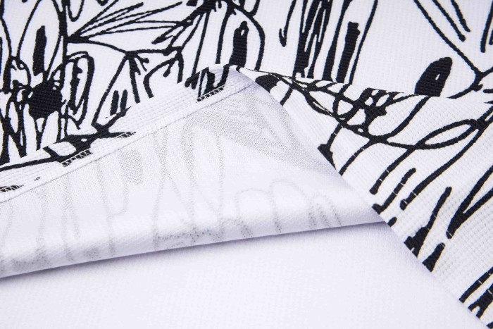 Oversized High Street Black and White Graffiti Print Raglan Long Sleeve T-Shirt 2 colors 29077612