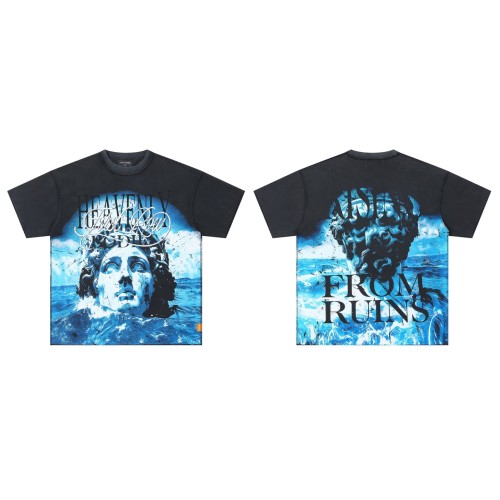 Deep Sea Relic Rhinestone Print Washed Tee 29054091