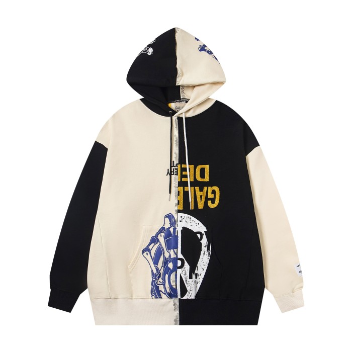 Asymmetric Patchwork Hoodie 3 colors 28475718
