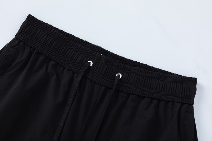 Chateau Window Grille Border Print Woven Shorts 29052426