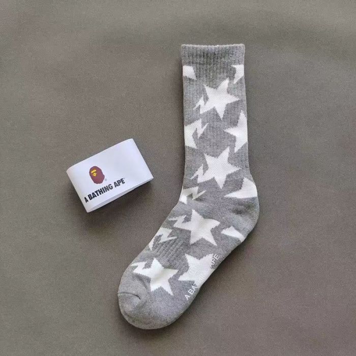 Lightning Pentagram Alphabet Sport Socks 3 colors
