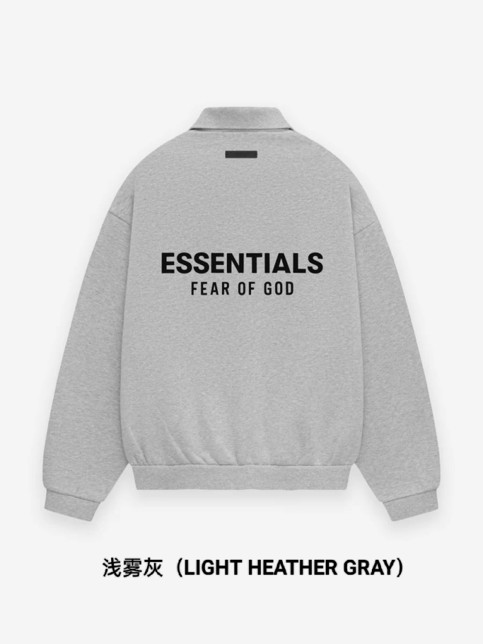 [Big & Tall for weights up to 220 lbs]1:1 quality version Silicone Letter Lapel Holiday Core Fleece Polo Hoodie 3 colors 28496740