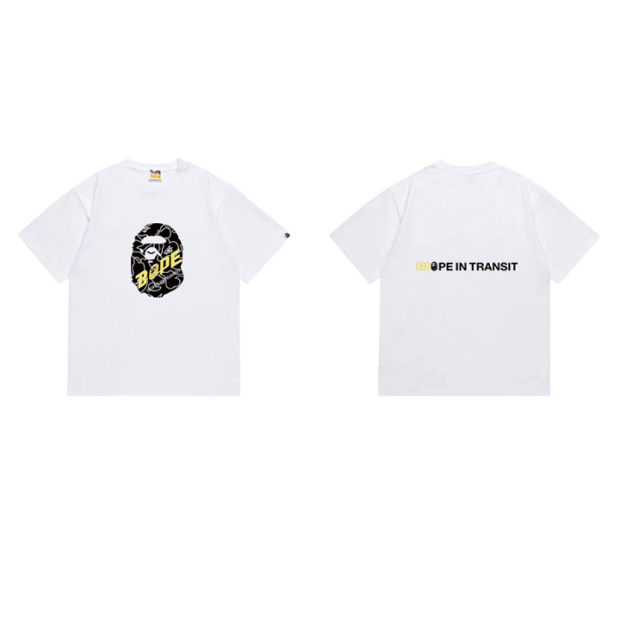 Classic Ape Head Outline  BAPE  Font Print T-shirt 2 colors 29053494