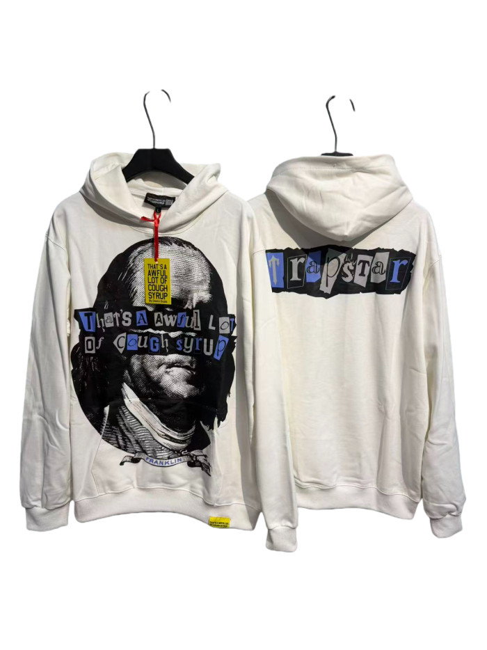 Franklin Portrait Letter Print  Trapstar Collaboration Hoodie 2 colors 28661072