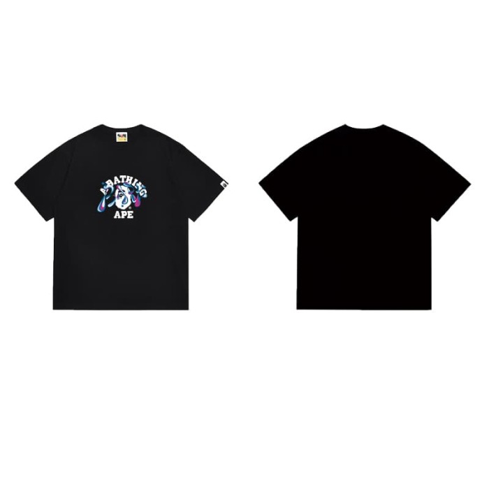 Colorful graffiti font print T-shirt 2 colors 29055777