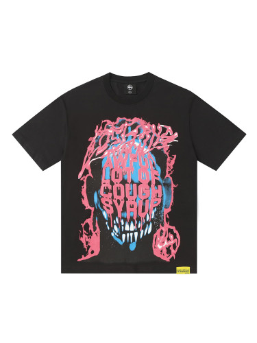 Pink Graffiti Print Tee 2 colors 28624551